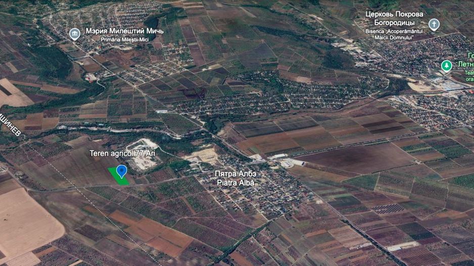 Teren agricol 77 ari, amplasat r-nul Ialoveni la traseul L 458 Piatra Albă-Brăila - Poză 3