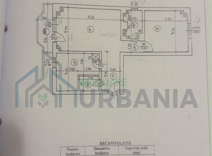 Apartament 2 camere cu debara, etaj 2, lift, zona Centru, Pașcani - Poză 8