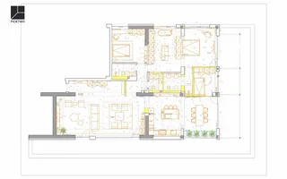 Penthouse cu 4 camere // terasă 70 mp / 200 mp / 3 parking / Straulesti - Schiță 44