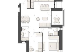 Apartament 3 camere de inchiriat - Pipera - Poză 9