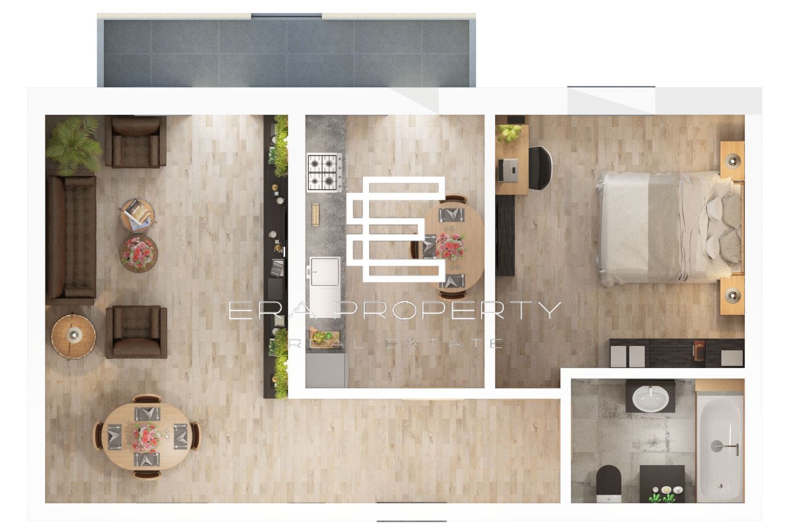 Apartament 2 camere, 56 mp   Doamna Stanca, Selimbar - Schiță 7