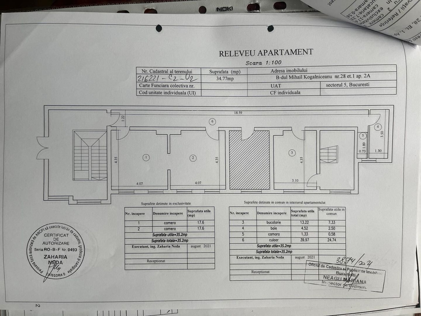 De vanzare apartament 4 cam. in vila 140 mp si curte 170 mp ultracentral sect 5 - Poză 19