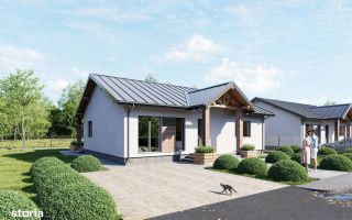 Casa 4 camere, 2 băi/incalzire in pardoseala/ teren 490 mp in zona Dancu-Holboca - Poză 1