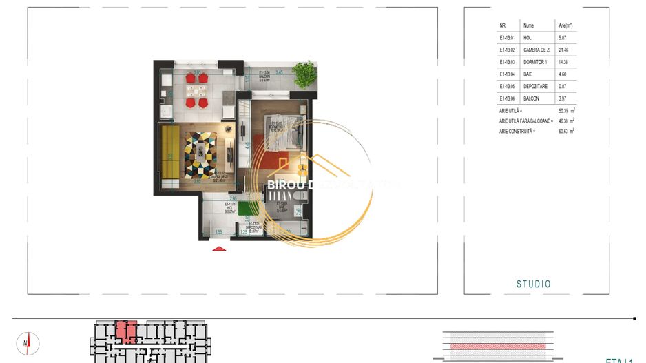 Decomandat PARCARE BONUS INVESTITIE Metrou Teclu Ikea Titan Pallady - Poză 3
