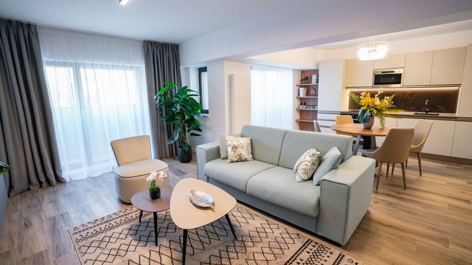 Închiriez apartament 2 camere, Unirii, mobilat-utilat, AC - Poză 1