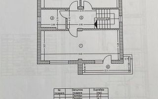 Vila individuala cu 5 camere si piscina, mobilata si utilata, Popesti - Schiță 8