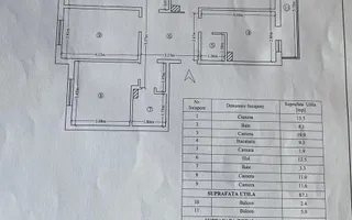 COMISION 0% - Apartament 4 camere 94.5mp - Lunca Cetatuii - Schiță 15