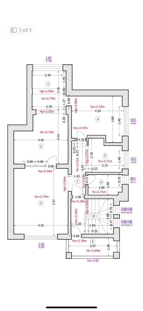APARTAMENT 4 CAMERE | DOMENII | ZORILEANU - Poză 22