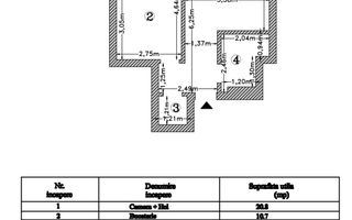 Apartament 2 camere open space etaj 2 lift Bucium-Lidl 88000euro - Poză 8
