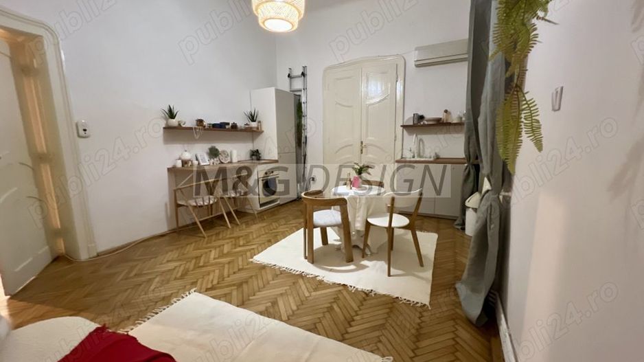 3 camere 104mp etaj 1 vedere in Piata Victoriei complet utilat si mobilat - Poză 7