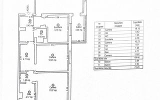 Freidorf | 3 camere | Decomandat | Centrala proprie | 2 bai | 2 balcoane - Poză 5