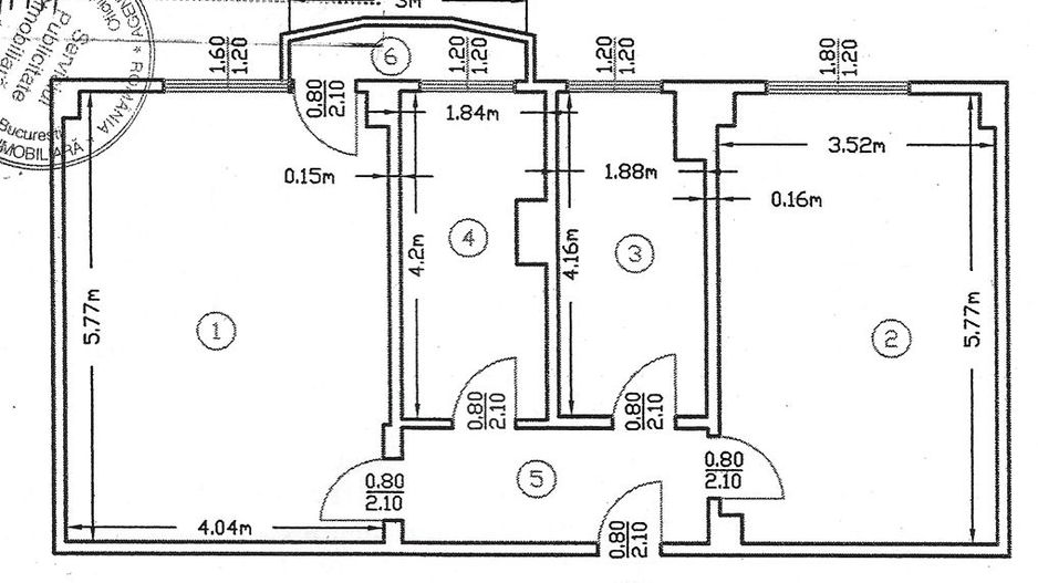 2 camere | Aviatiei  Caranfil Promenada  Baneasa bloc 1993 - Poză 10