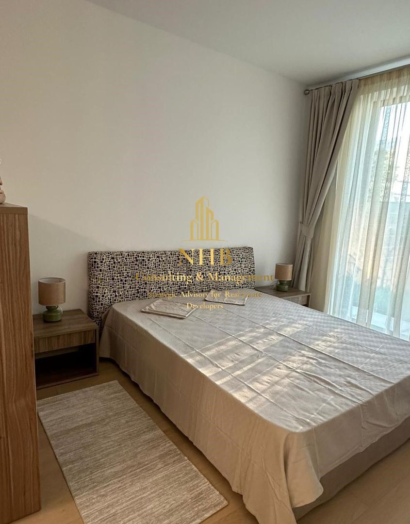 Studio 1 camera cu curte si terasa, THE IVY Baneasa, parcare inclusa - Poză 4