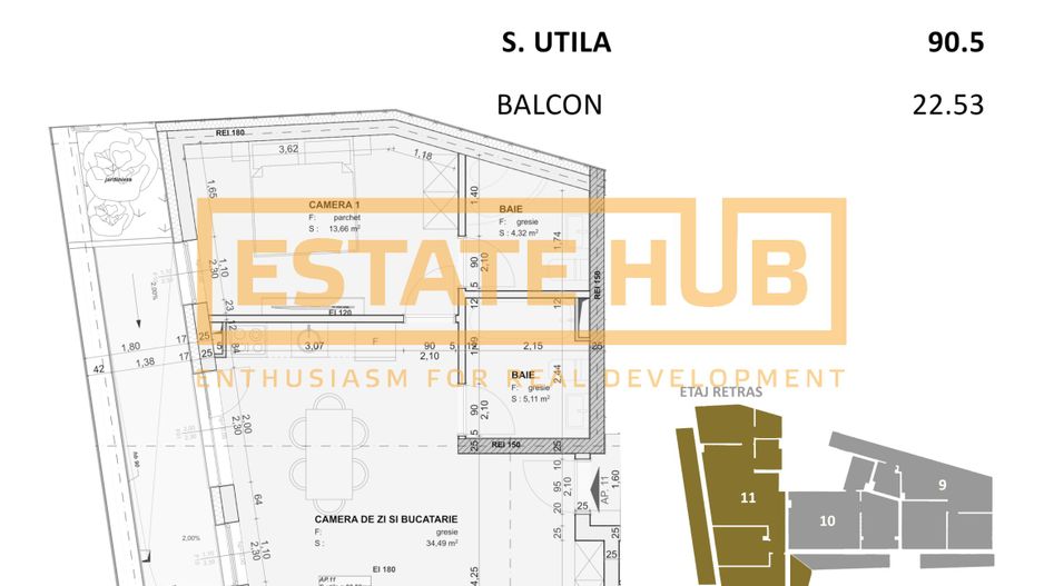 Apartament 4 camere FINISAT | zona Centrala | Parcare inclusa - Poză 2