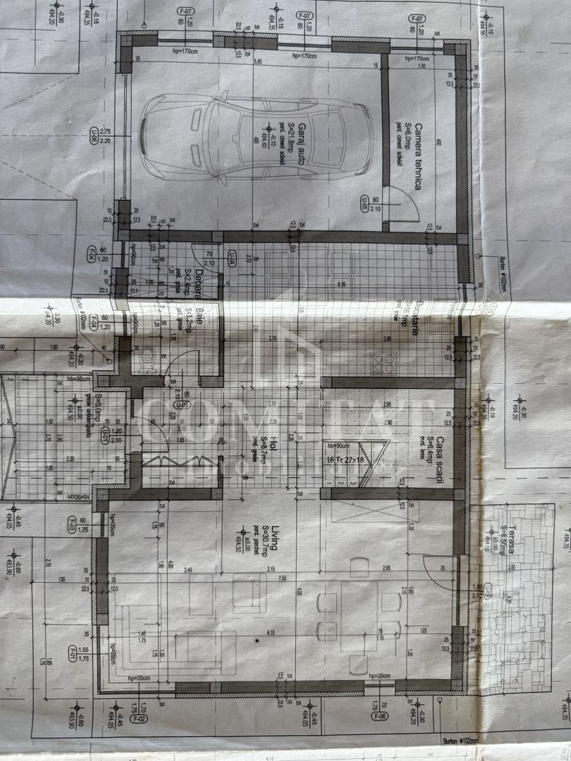 Casă individuală cu garaj și 700 teren Chinteni - Poză 9