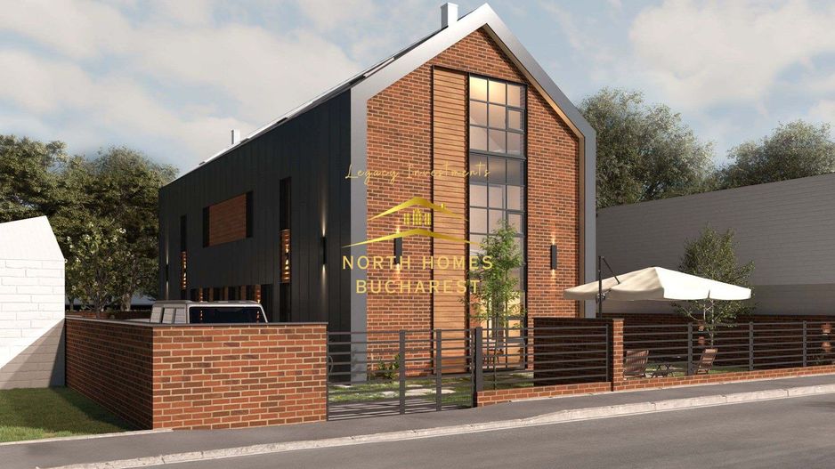 Duplex moder 4 camere, 3 bai, 2 locuri de parcare - Bucurestii Noi - Poză 2