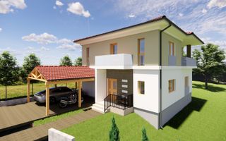 Casa Noua teren 700mp Tocile Sibiu - Poză 11