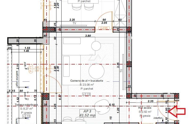 Etaj 1. Loc de parcare. Asfalt. - Poză 5