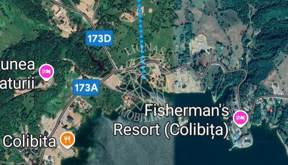 Teren 400 mp - ideal Cabana turistica- utilitati-panorama lac Colibita - Poză 3