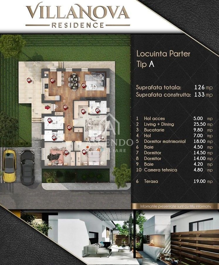 Vand CASE TIP PARTER cu HVAC, 4 camere - Tunari - Poză 31