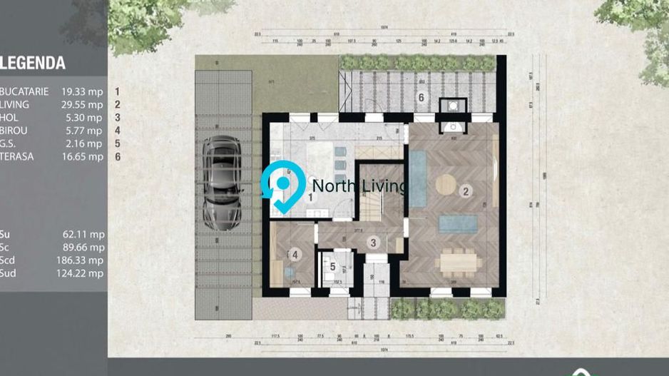 Vila 5 camere Pipera | 2 parcari | gradina - Poză 20