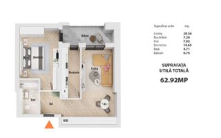 De vanzare apartament 2 camere  Politehnica - Poză 9