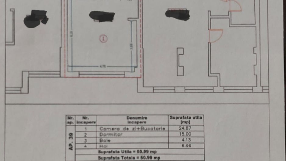 APARTAMENT DE LUX 2 CAMERE BLOC 2017 UVERTURII & LOC DE PARCARE - Poză 13