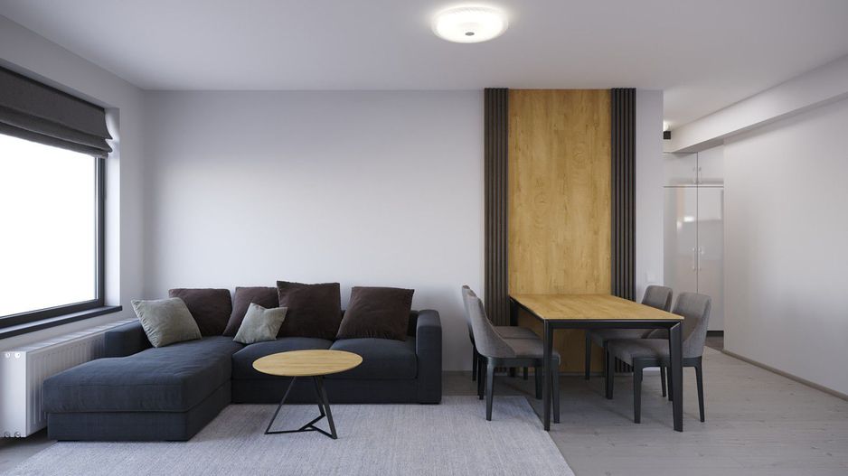 Apartament 3 camere de inchirat Rond OMV Pipera Curte proprie 45M - Poză 2