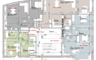 Apartament cu 2 camere, etaj 1, bloc NOU, VASLUI zona NORD, cu plata în RATE; - Schiță 7