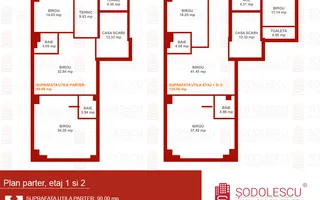 Spațiu de birouri de 552 mp de vânzare în zona Balcescu - Schiță 12
