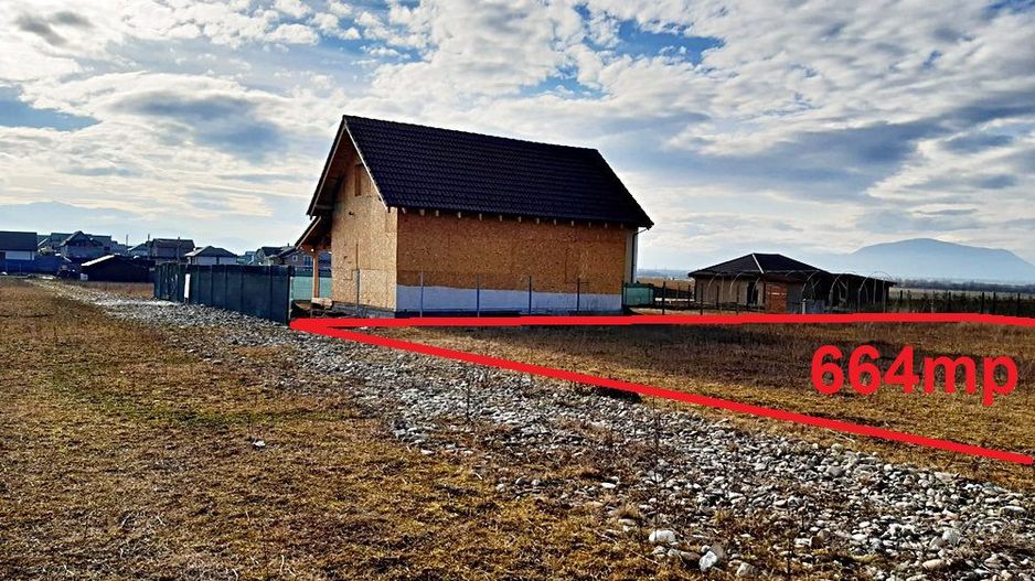 Teren intravilan 664mp Sanpetru spre Bod, 18500 euro - Poză 1