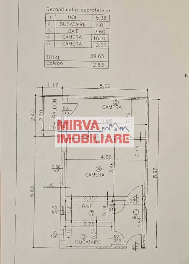 🏠 Apartament 2 camere de vânzare,  zona Baraolt – 📍 Etaj 1 - Poză 16