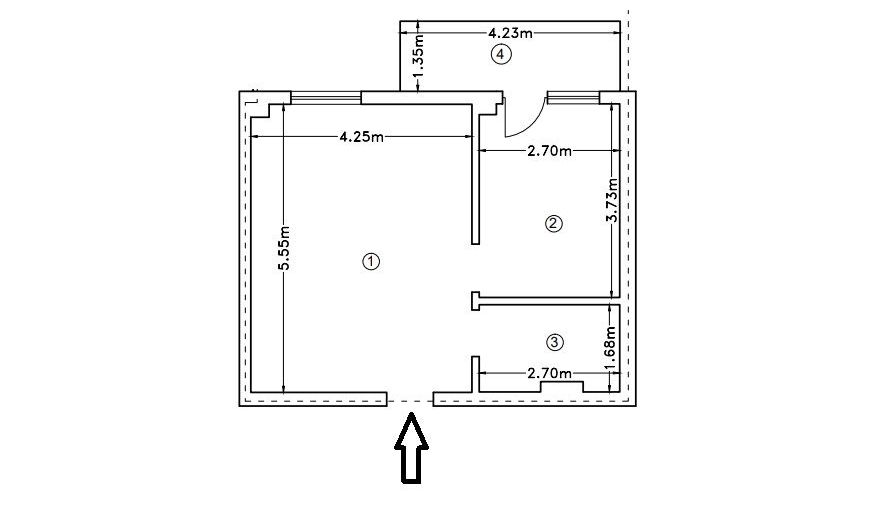 Apartament 2 camere 44 mp Rediu 80000 euro loc parcare inclus - Poză 8