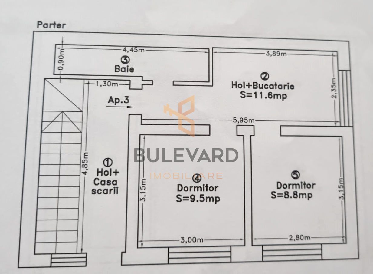Comision 0! Casa tip vila cu 6 apartamente in zona BT Arena! - Schiță 53