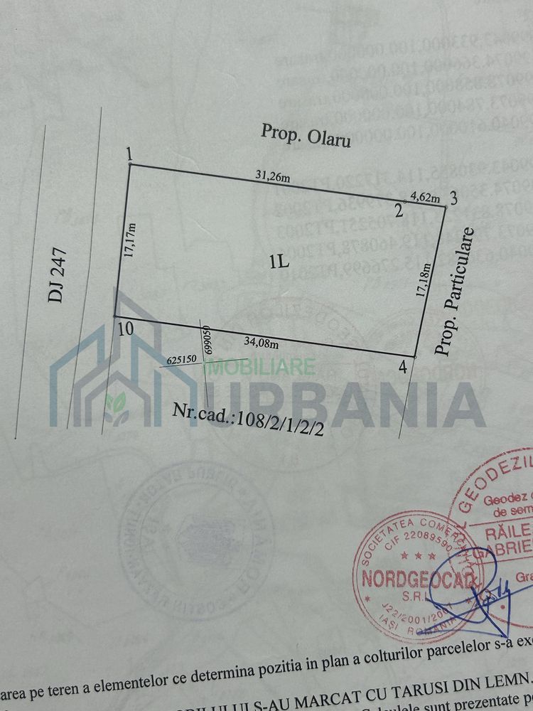 Teren intravilan de 600 mp pe Șoseaua Bârnova, lângă Biserica Catolică - Poză 1