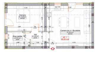 Comision 0! Mobilat si utilat complet. Bloc tip vila cu piscina. - Schiță 14
