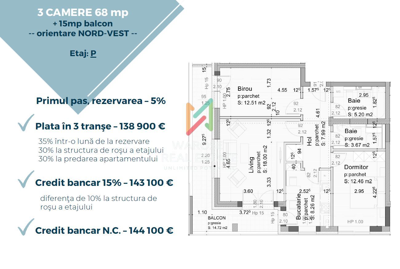 3 Camere | 0% Comision | Tractorul | 2026-2027 - Poză 8