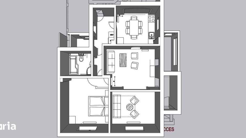 Apartament in vila // Dorobanți - Poză 10
