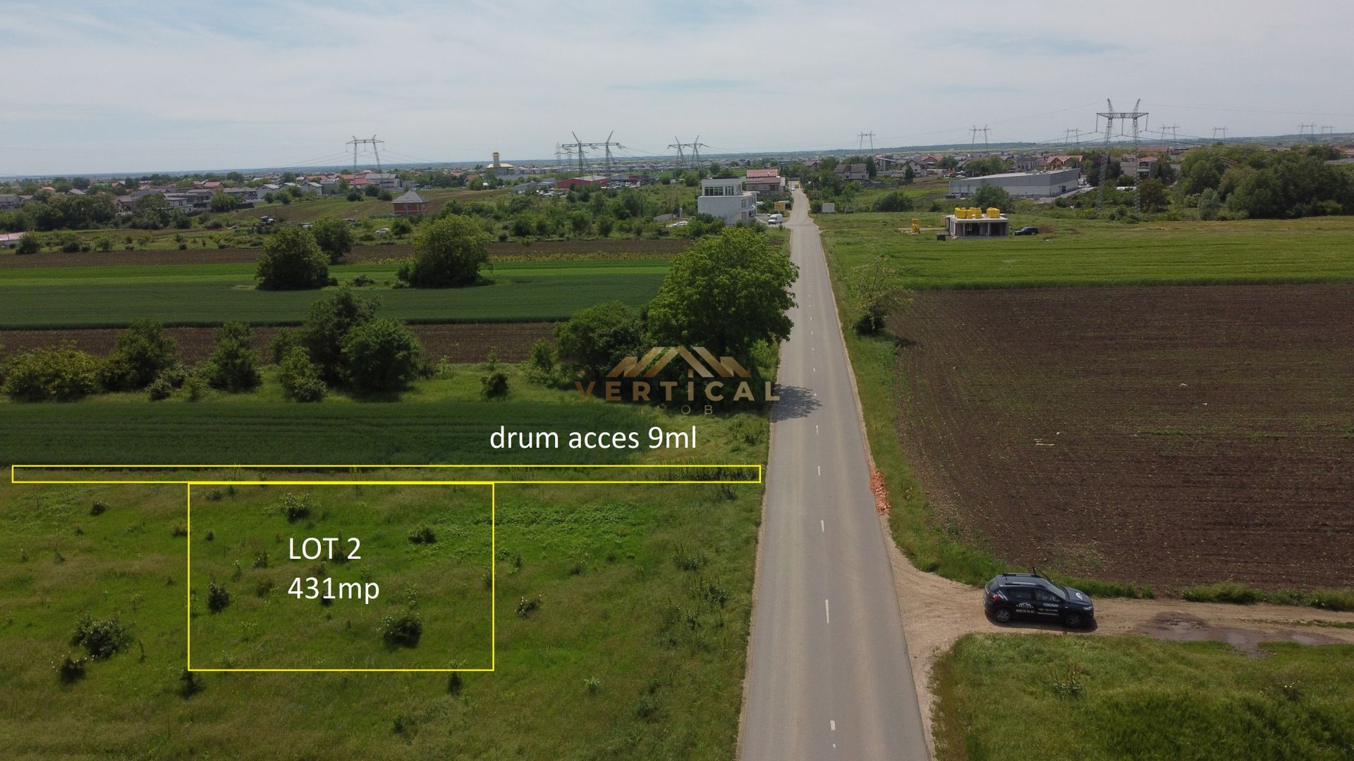 Teren Intravilan – 430 mp | Strada Codrului | Comuna Bercen - Poză 2