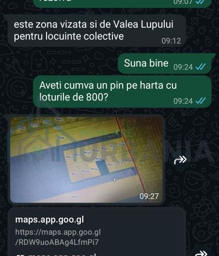 Teren de vânzare, zona Lupului-Miroslava, 800 mp - Poză 1