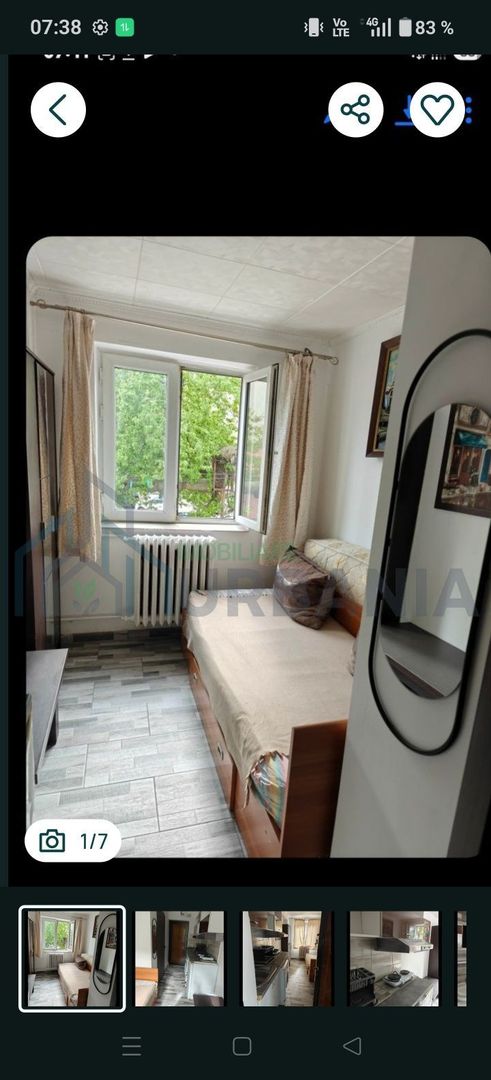 Vand camera camin 12 mp, Bularga, cu wc si dus, renovat complet, mobilat si utilat - Poză 4