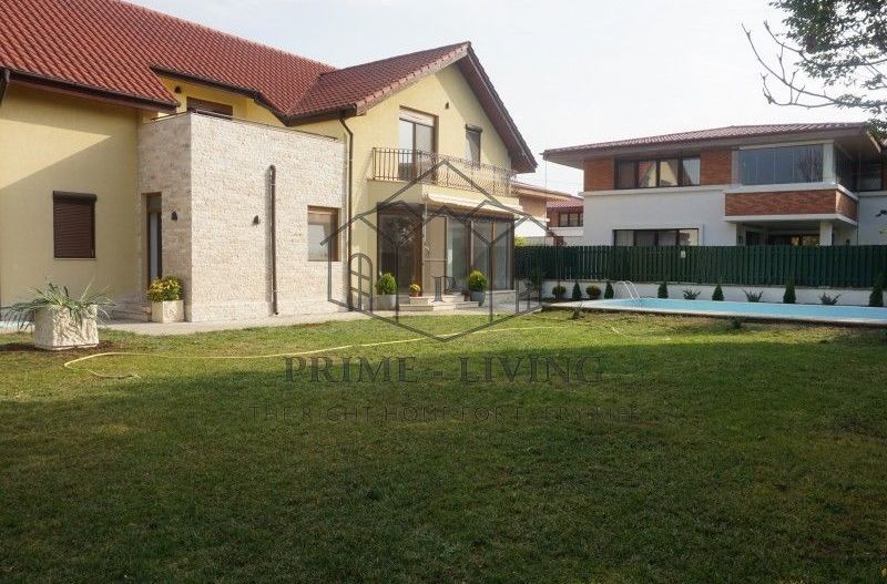 VILA CU 6 CAMERE SI PISCINA LA INCHIRIERE LANGA BRITISH SCHOOL - Poză 11