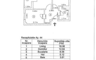 DE VANZARE APARTAMENT 2 CAMERE BRÂNCUȘI – VALEA LARGĂ | PARCARE INCLUSĂ - Poză 1