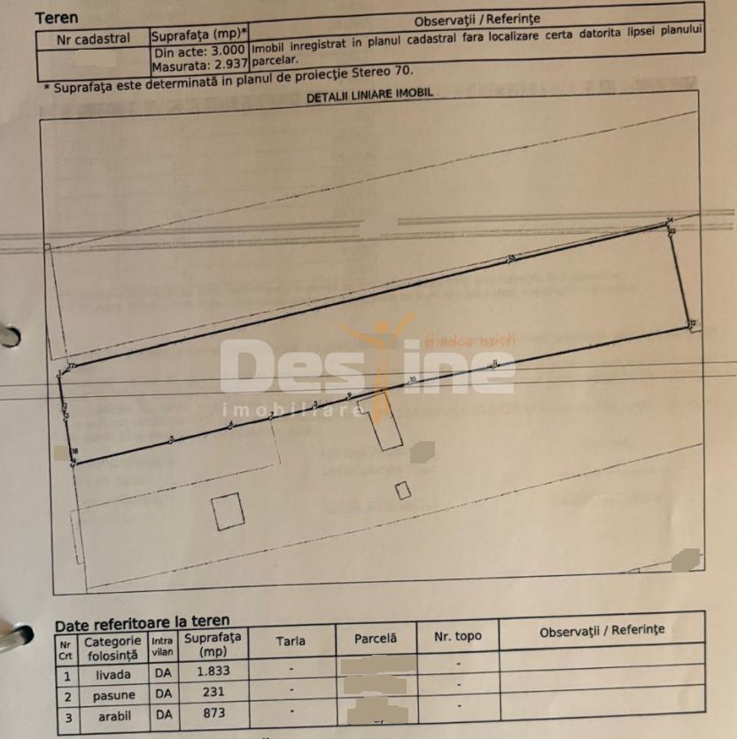 Teren 3.000 mp, cu autorizație și utilități - Poză 2