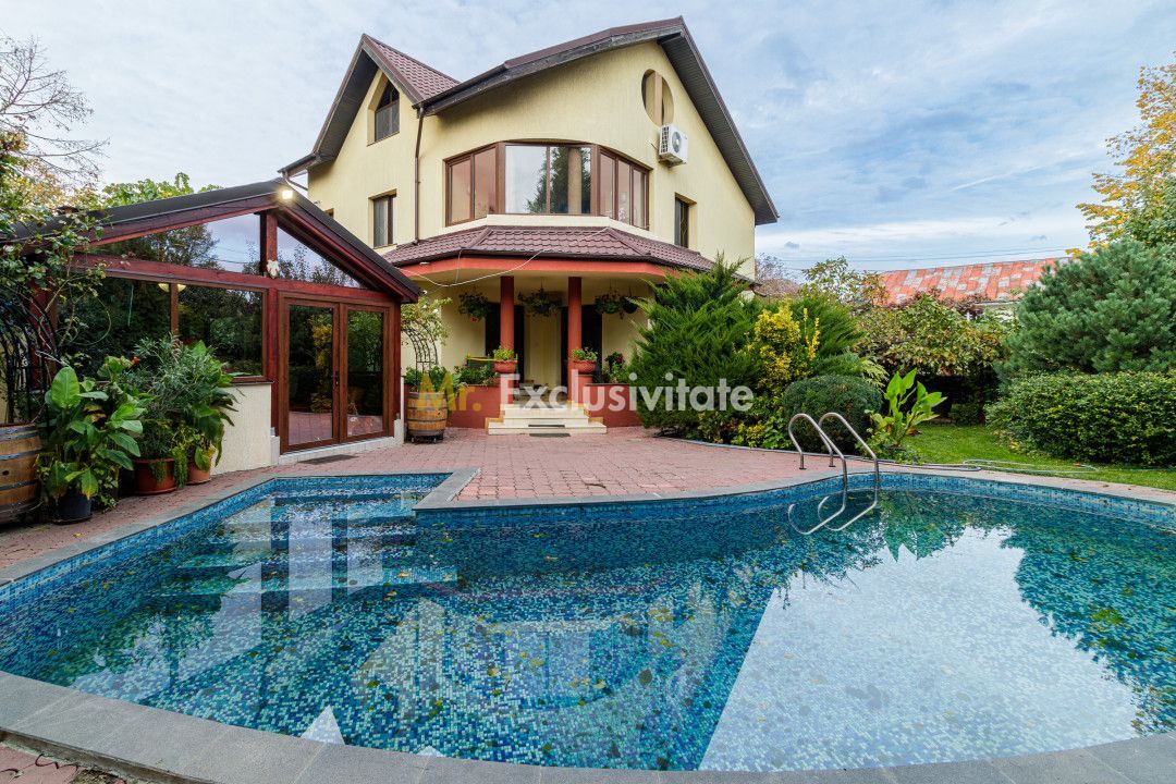 Vilă individuală cu piscină,  garaj dublu • teren 766 mp • Popești-Leordeni - Poză 1