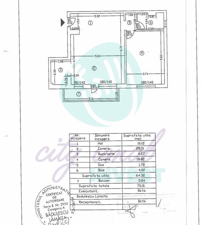 2 camere spatioase cu vedere libera - Poză 15