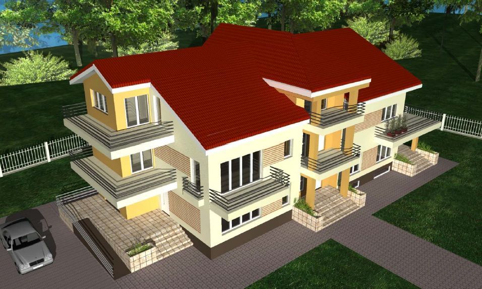 Vila Individuala S+P+1+M cu Teren 1000mp langa Padure - Balotesti - Poză 2