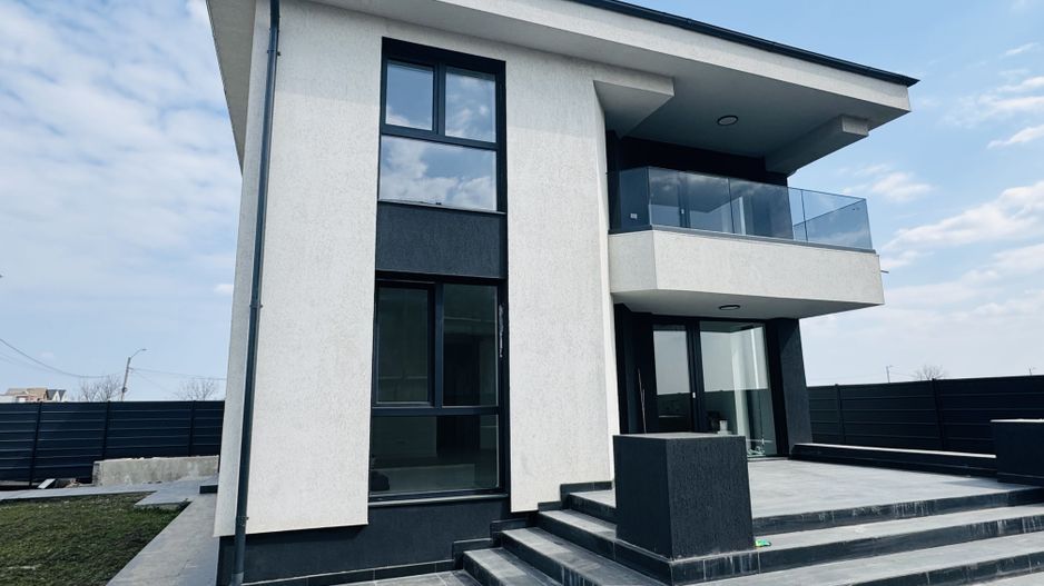 Vila moderna Tunari, asfalt si toate utilitatile, curte MARE, 0% Comision - Poză 1