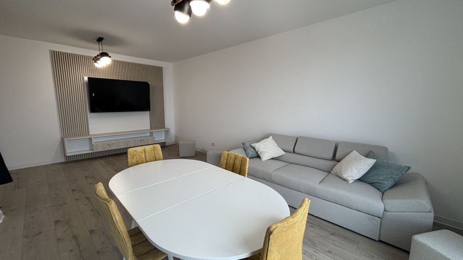 Apartament 3 camerele prima închiriere, în imobil nou Giroc - Poză 2