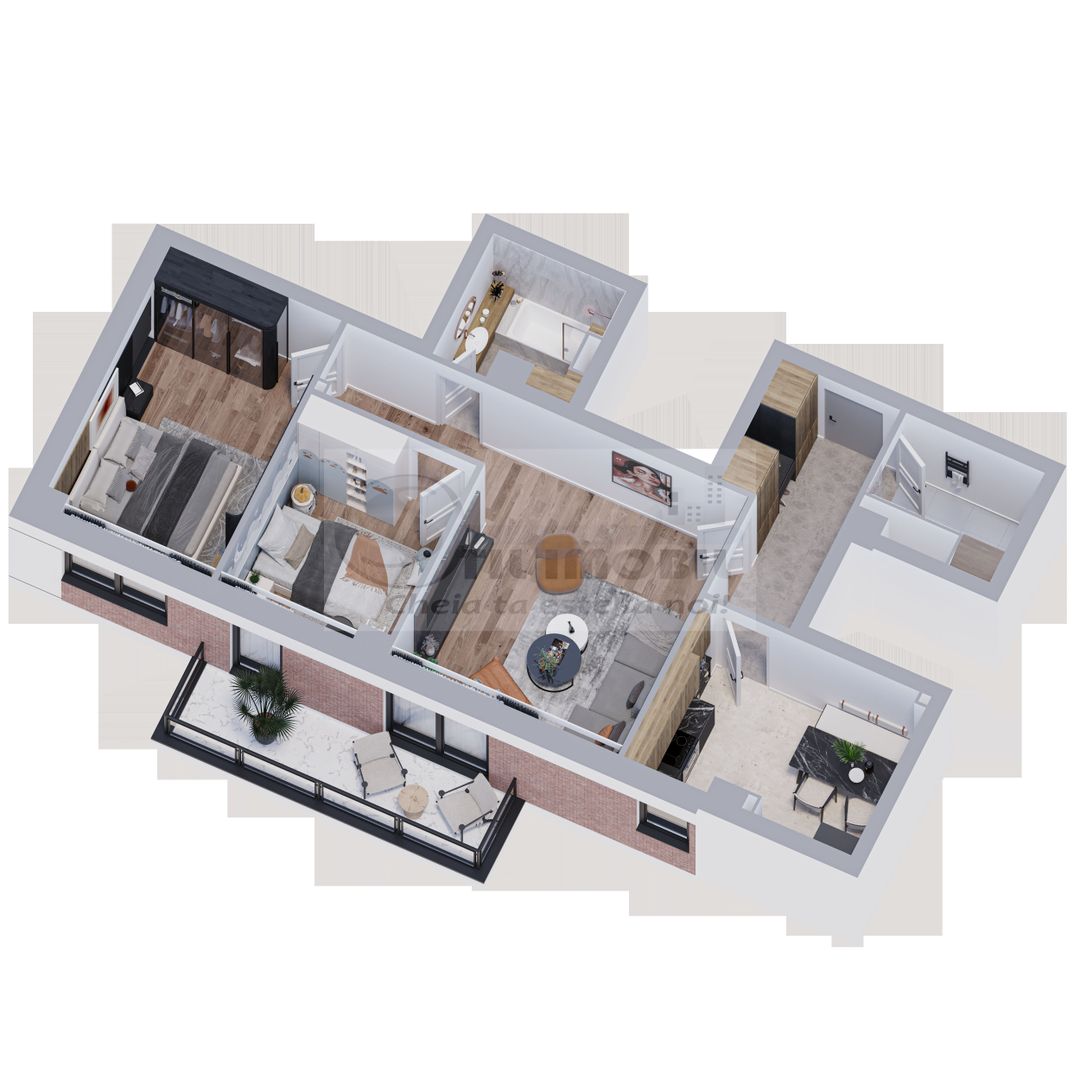 Apartament modern 3 camere, 79 mp, finisaje premium – Comision 0% - Poză 4